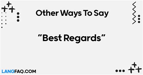 synonyms for best regards|10 Other Ways to Say “Best Regards” .